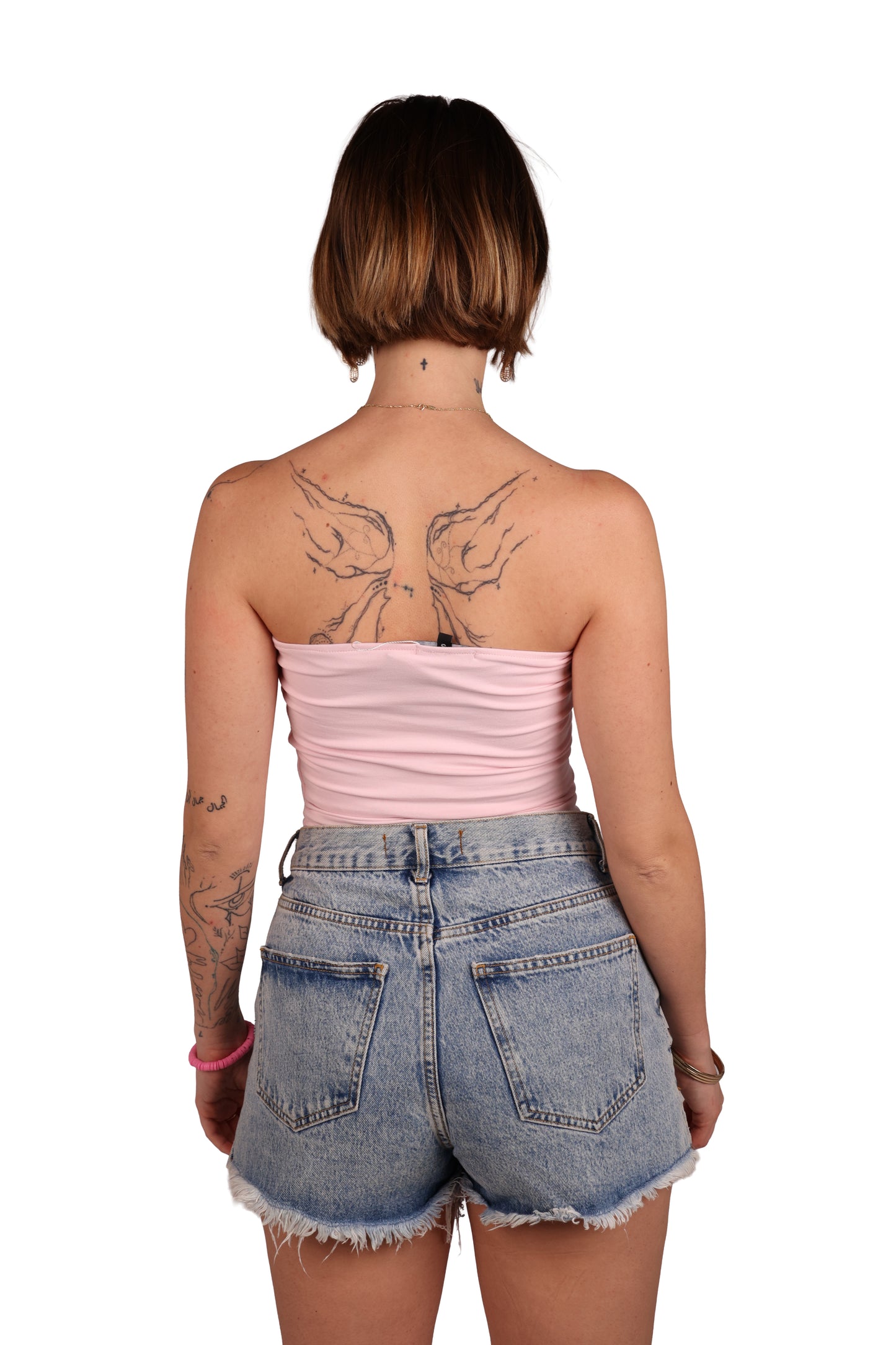 Pink tube top