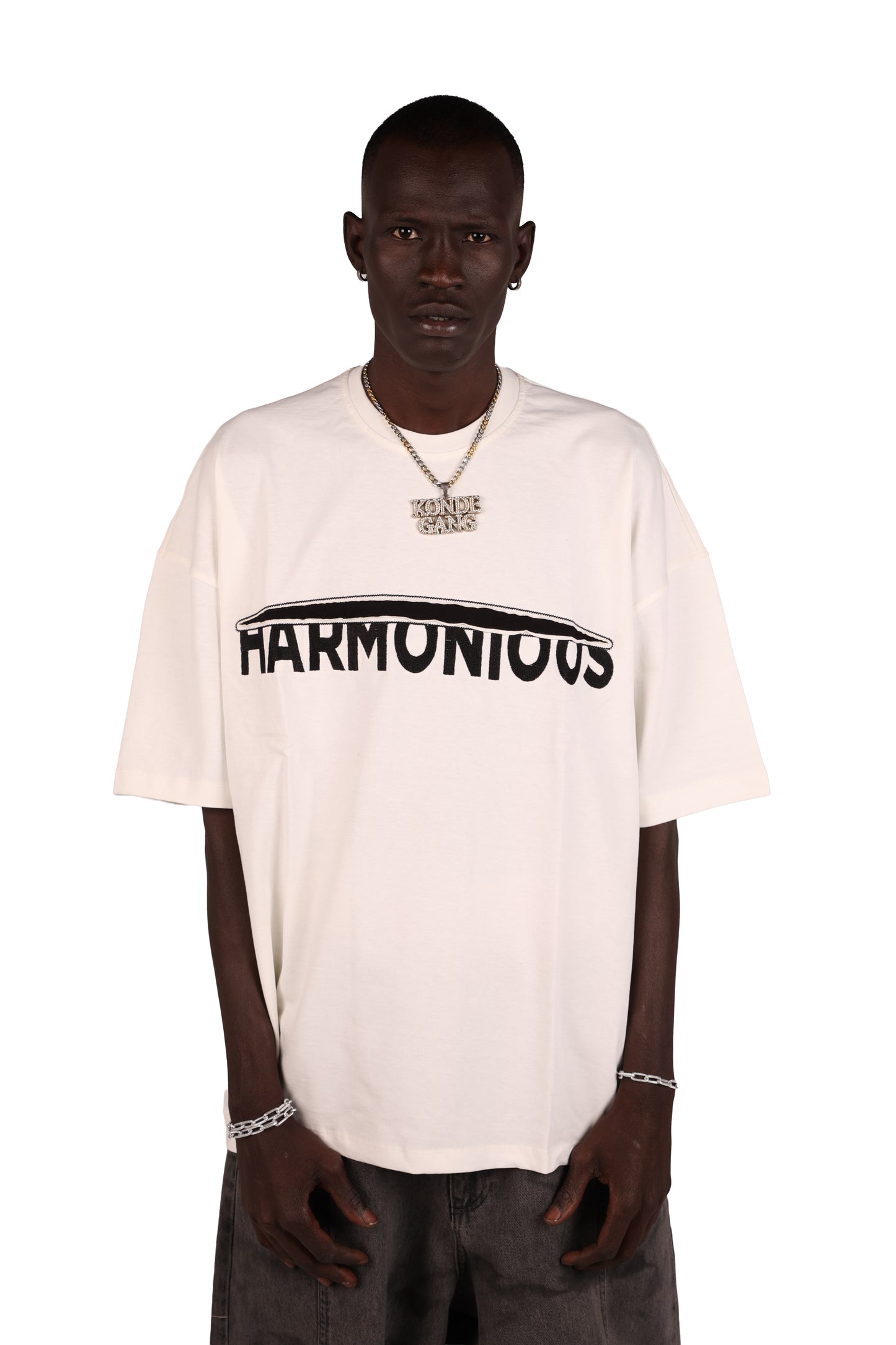 White harmonious tee