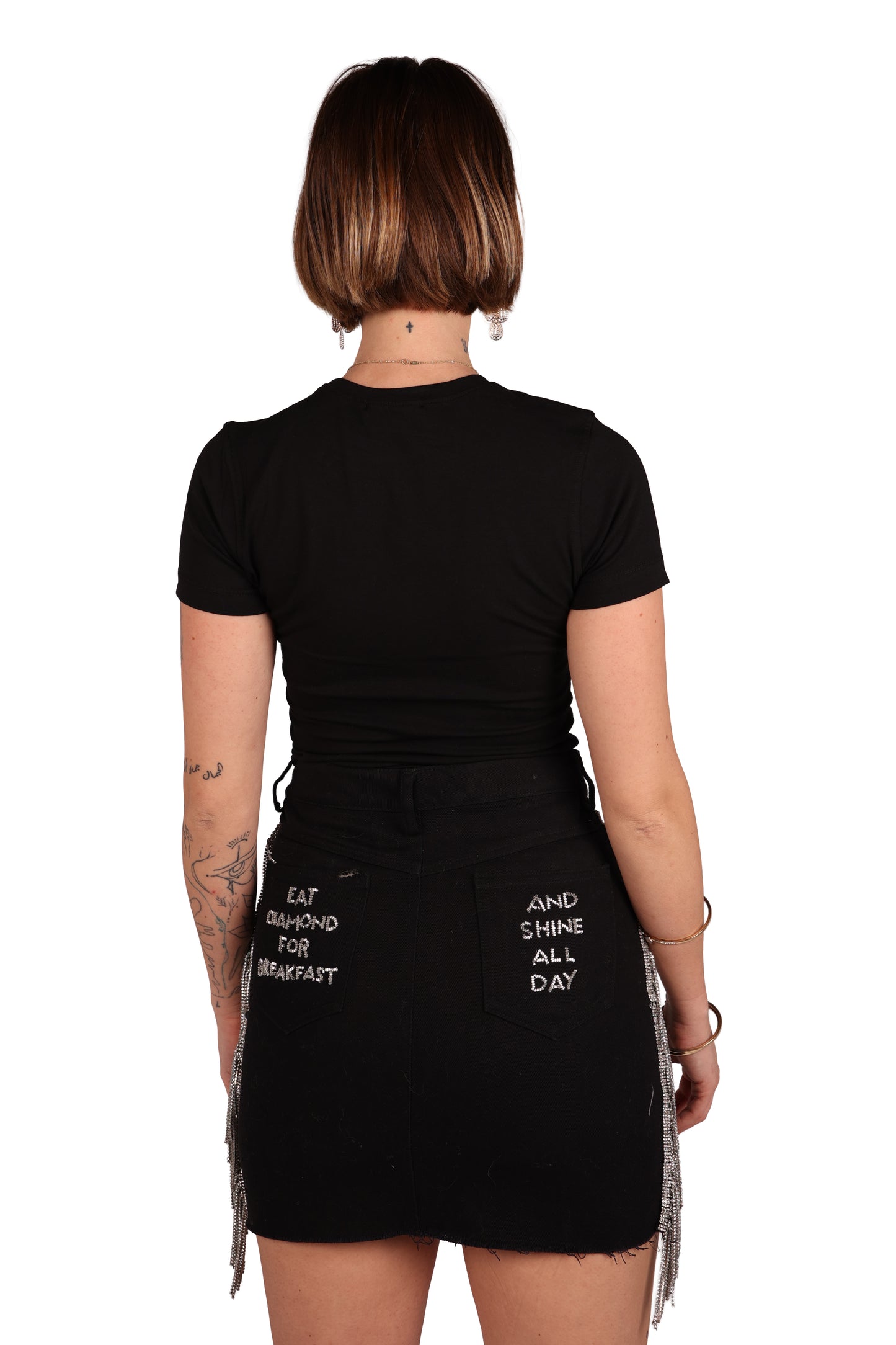 Black cherry baby tee